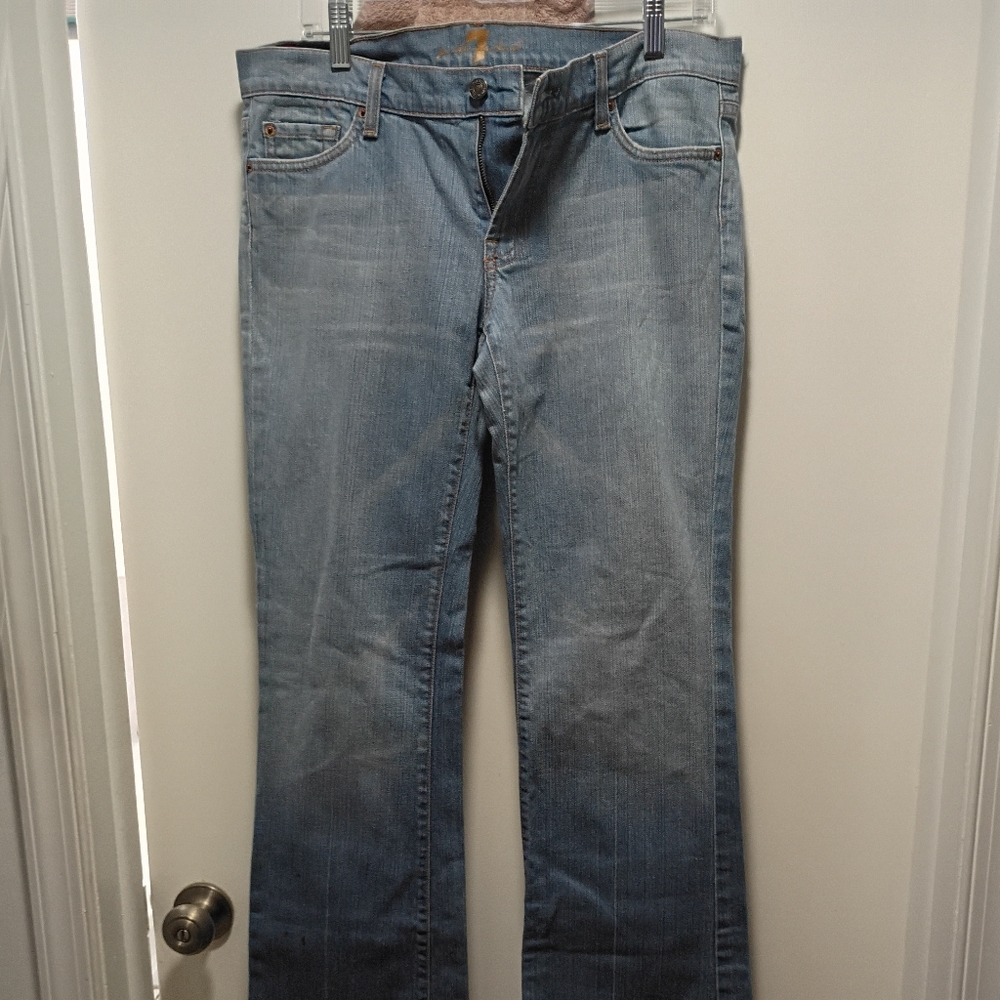 7 For All Mankind Light Blue Women Jeans